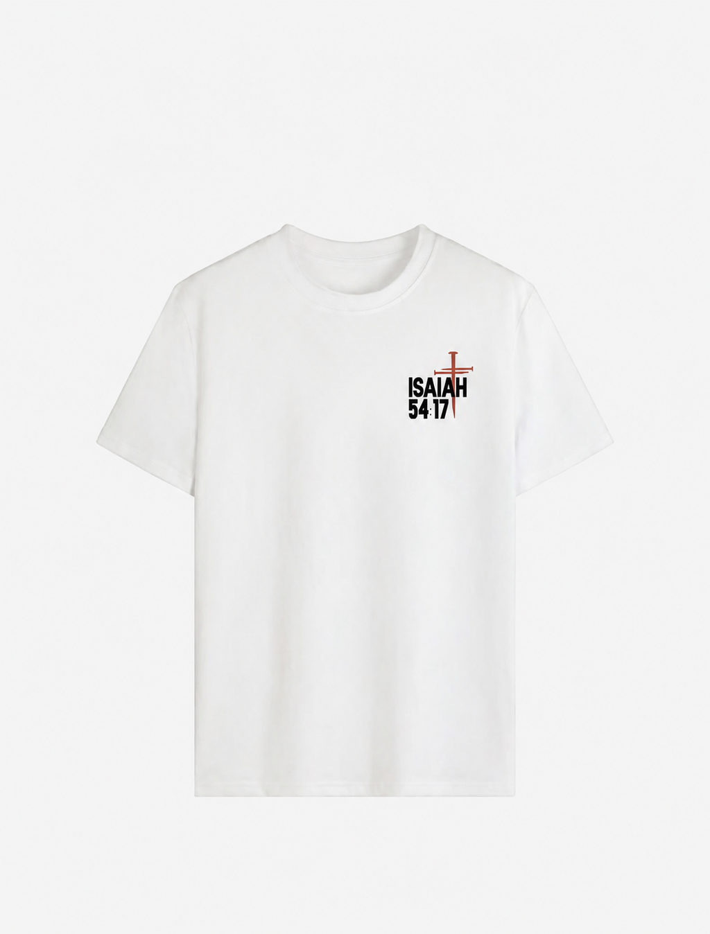 “NO WEAPON” - WHITE TEE