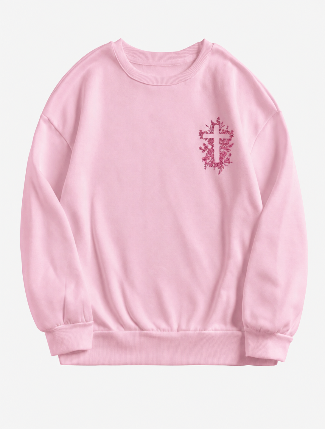 “CROSS IN BLOOM” - CREWNECK