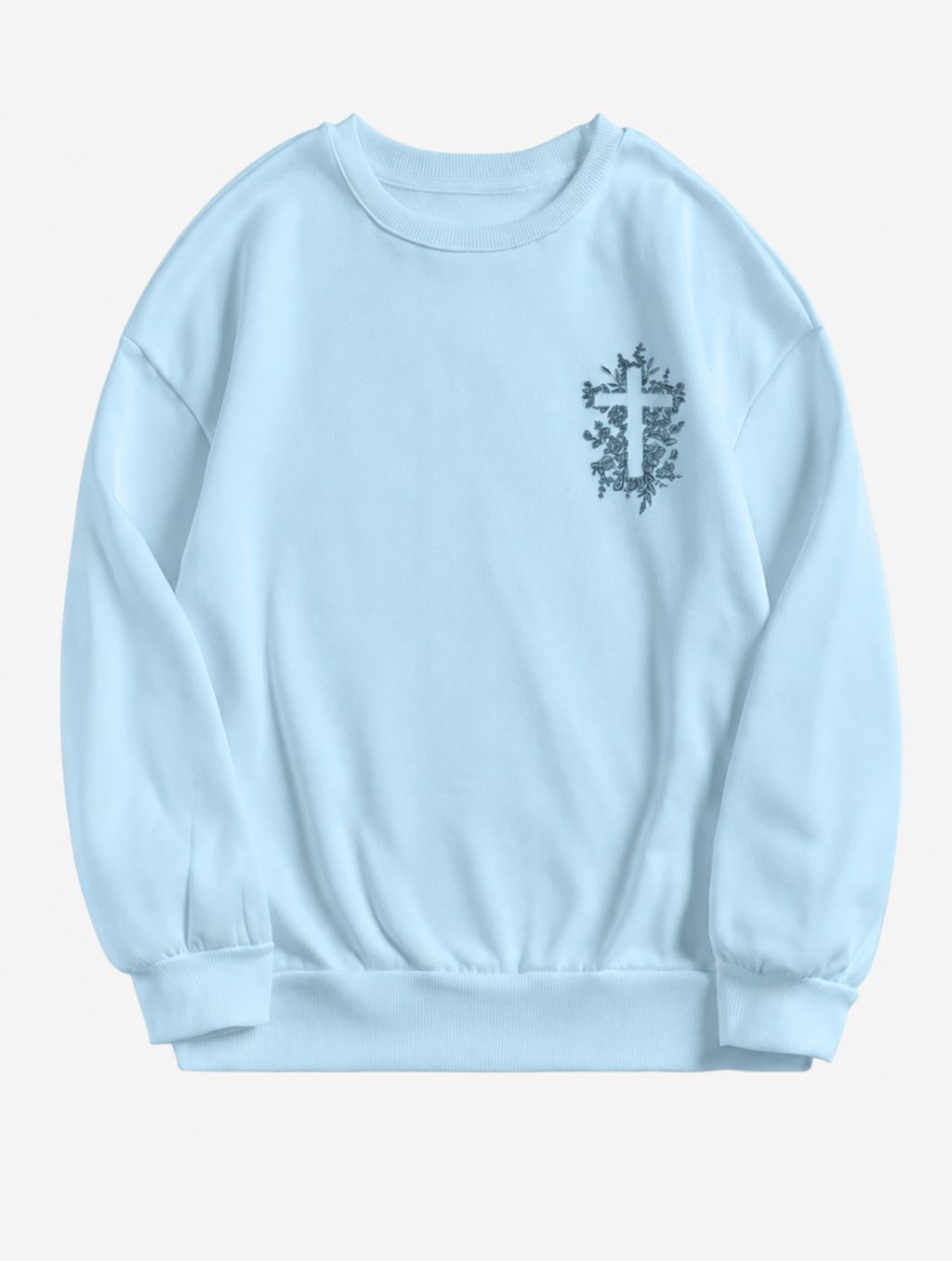 “CROSS IN BLOOM” - CREWNECK