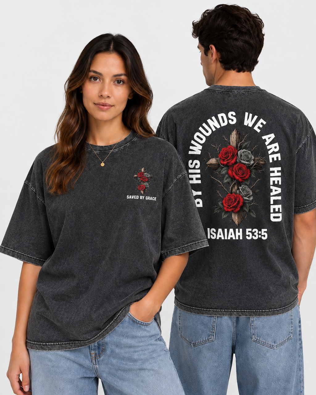 “SAVED BY GRACE” TEE