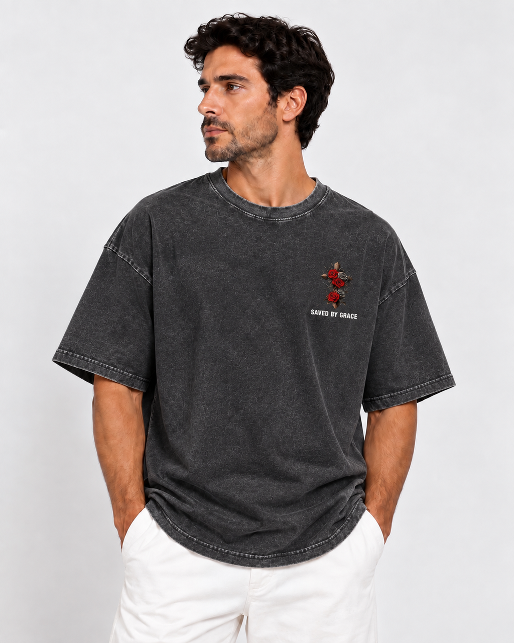 “SAVED BY GRACE” TEE
