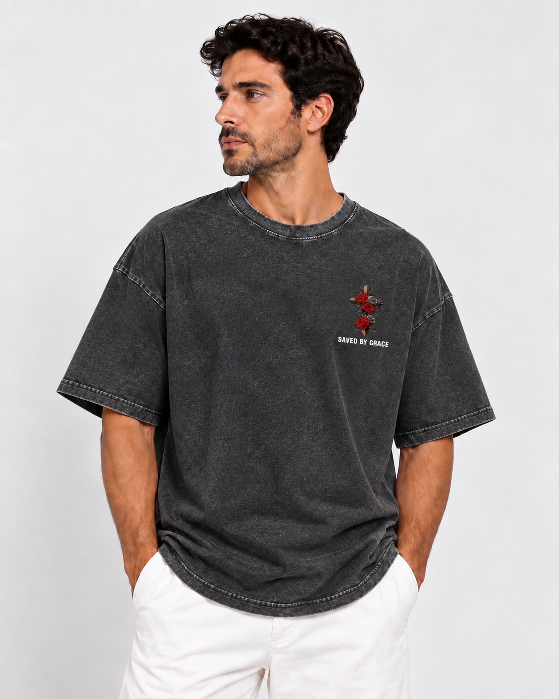 “SAVED BY GRACE” TEE